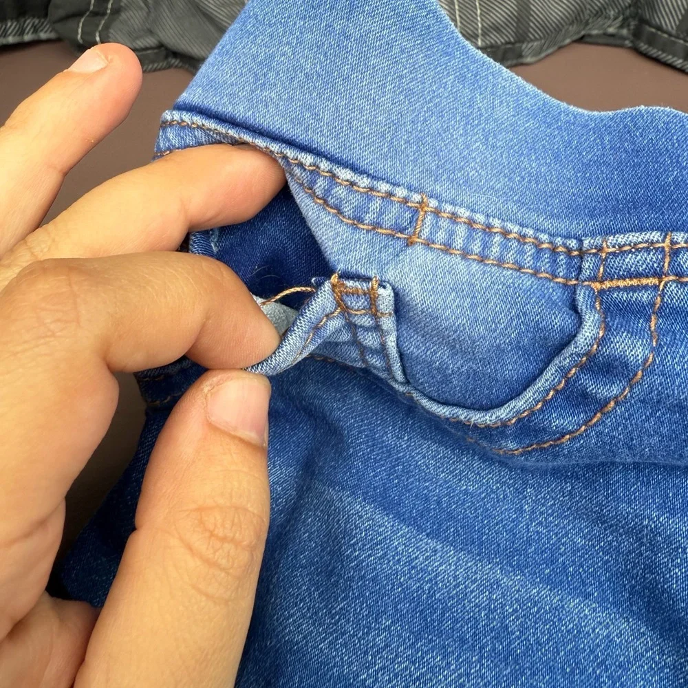 NOBO Blue Mid Rise Denim Shorts - Picture 3 of 5